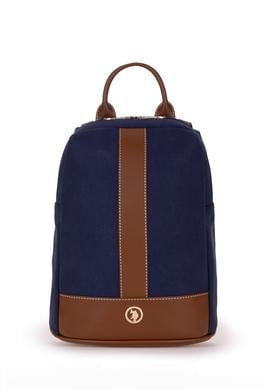 Kadın Lacivert Kanvas Sırt Çantası - 50300291003