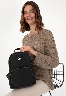 Kadın Siyah Kapitone Sırt Çantası - 50300295002