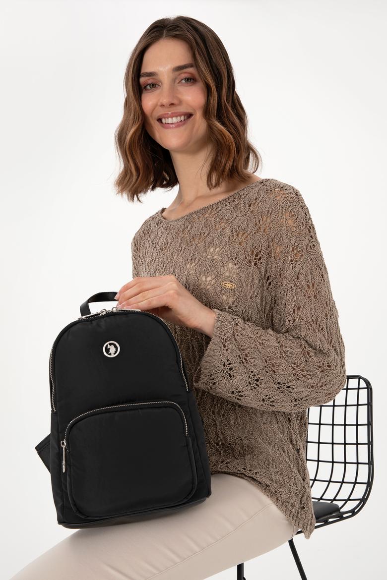 Kadın Siyah Kapitone Sırt Çantası