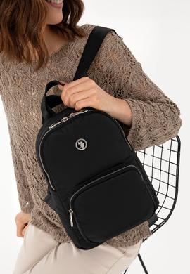 Kadın Siyah Kapitone Sırt Çantası - 50300295002
