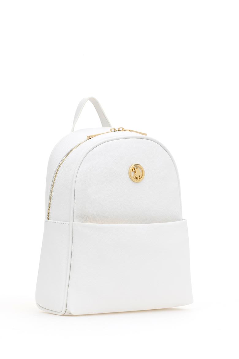 Kadın Beyaz Sırt Çantası - 50293657007