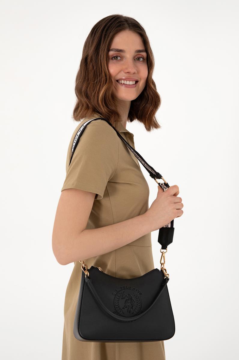 Kadın Siyah Uzun Askılı Kol Çantası