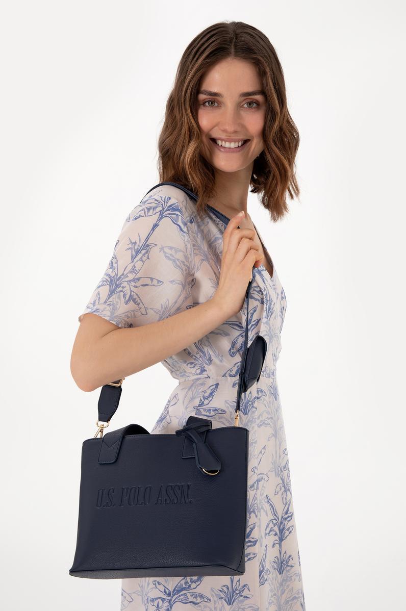 Kadın Lacivert Uzun Askılı Kol Çantası