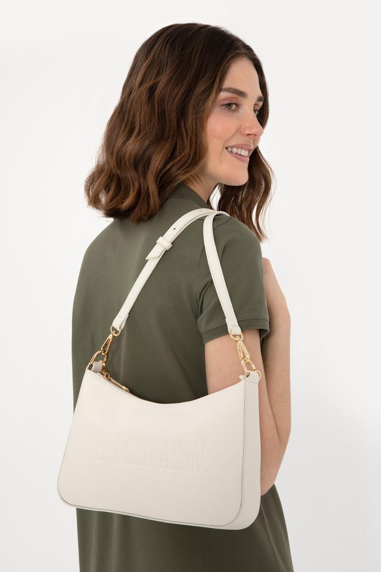 Kadın Beyaz Uzun Askılı Kol Çantası