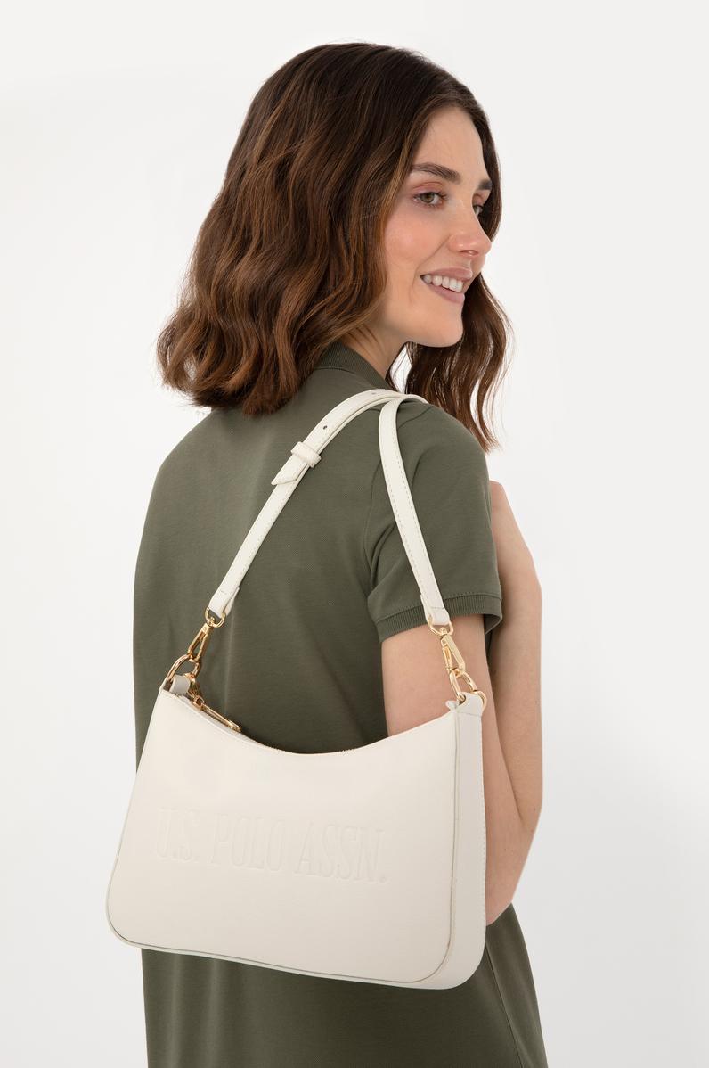 Kadın Beyaz Uzun Askılı Kol Çantası