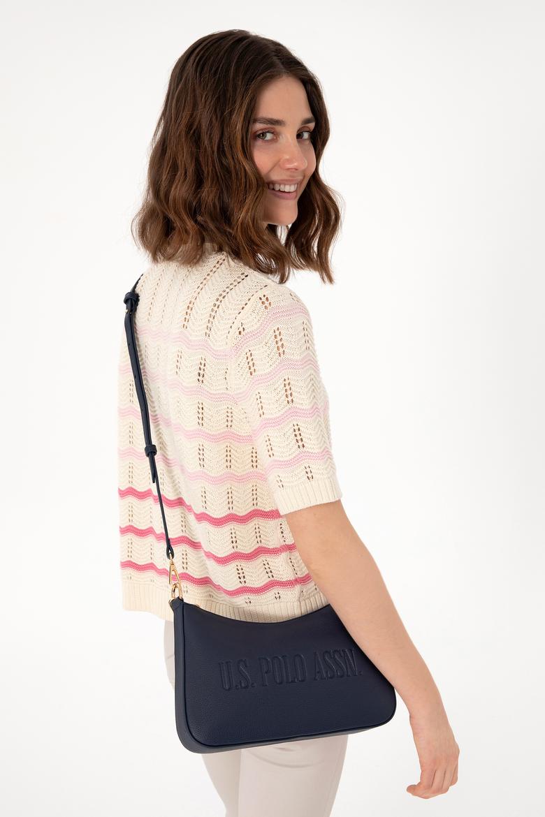 Kadın Lacivert Uzun Askılı Kol Çantası