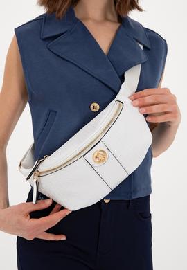 Kadın Beyaz Bel Çantası - 50293695003