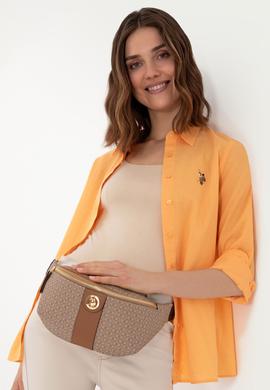 Kadın Koyu Bej Bel Çantası - 50293693007