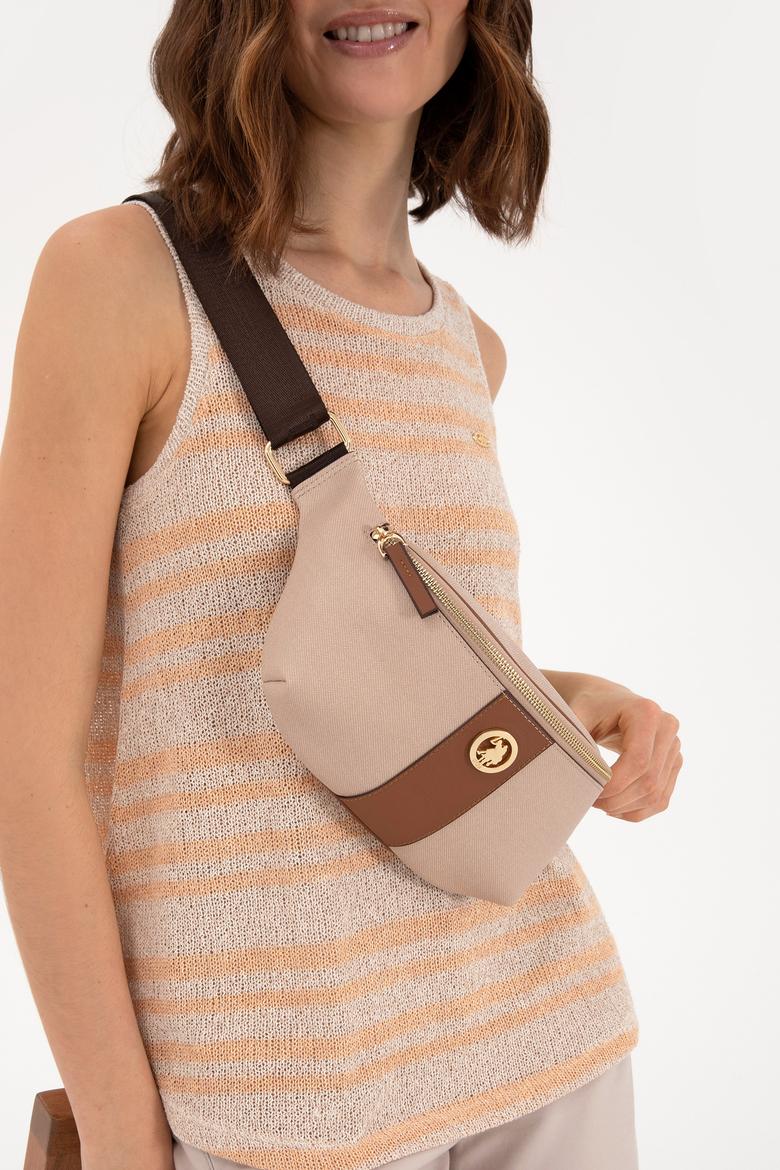 Kadın Bej Bel Çantası - 50311455003