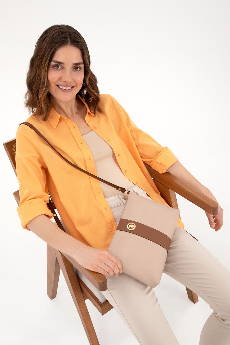 Kadın Bej Çapraz Çanta