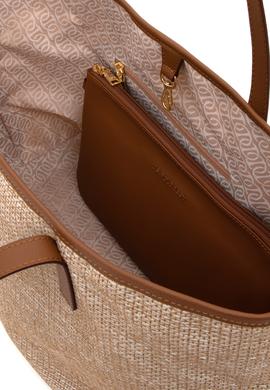 Kadın Bej Makyaj Çantalı Hasır Kol Çantası - 50311458001