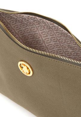 Kadın Koyu Haki Çıkarılabilir Askılı Kanvas El Çantası - 50293661010