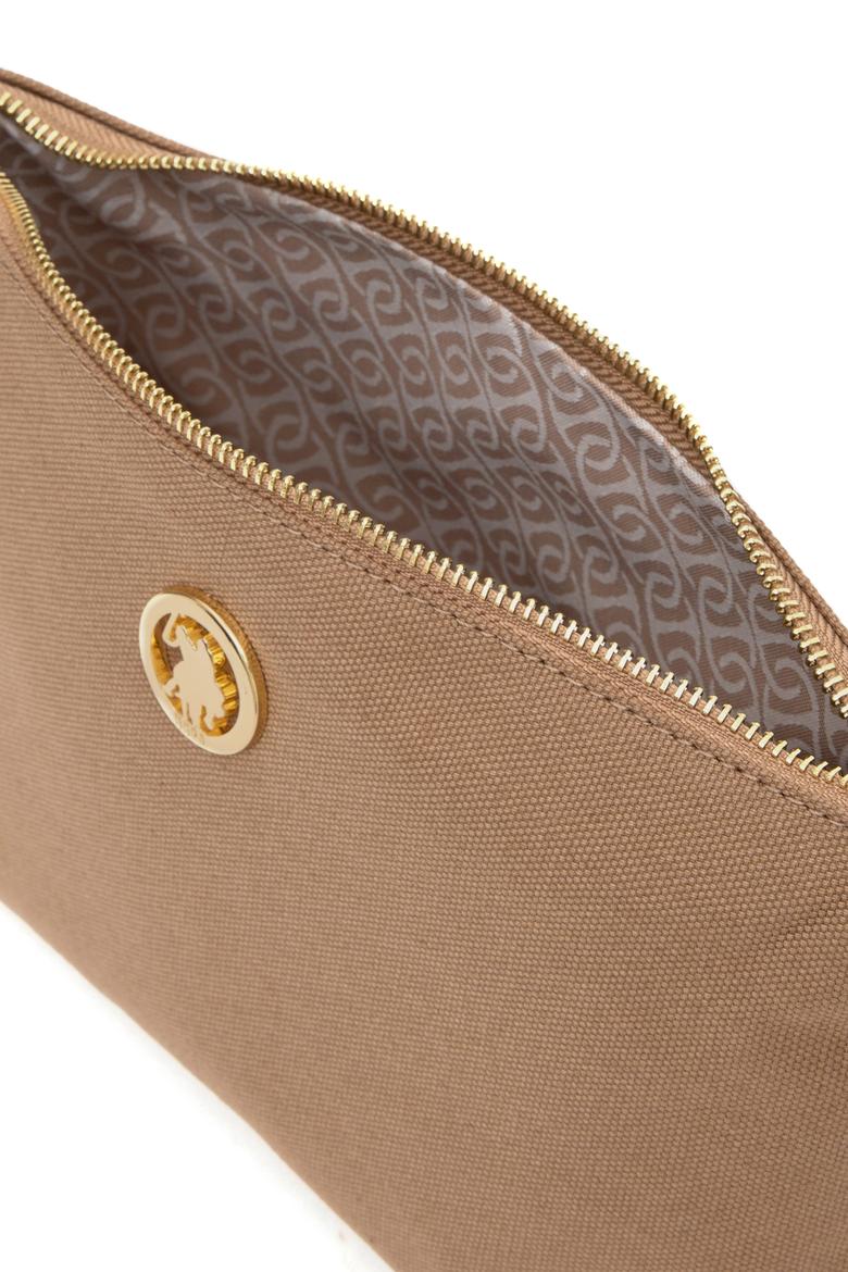 Kadın Koyu Bej Çıkarılabilir Askılı Kanvas El Çantası - 50293661009