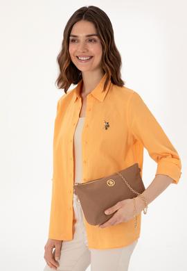 Kadın Koyu Bej Çıkarılabilir Askılı Kanvas El Çantası - 50293661009