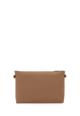 Kadın Koyu Bej Çıkarılabilir Askılı Kanvas El Çantası - 50293661009