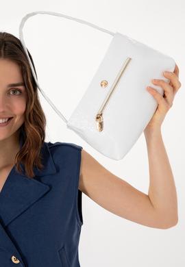 Kadın Beyaz Kol Çantası - 50311460002