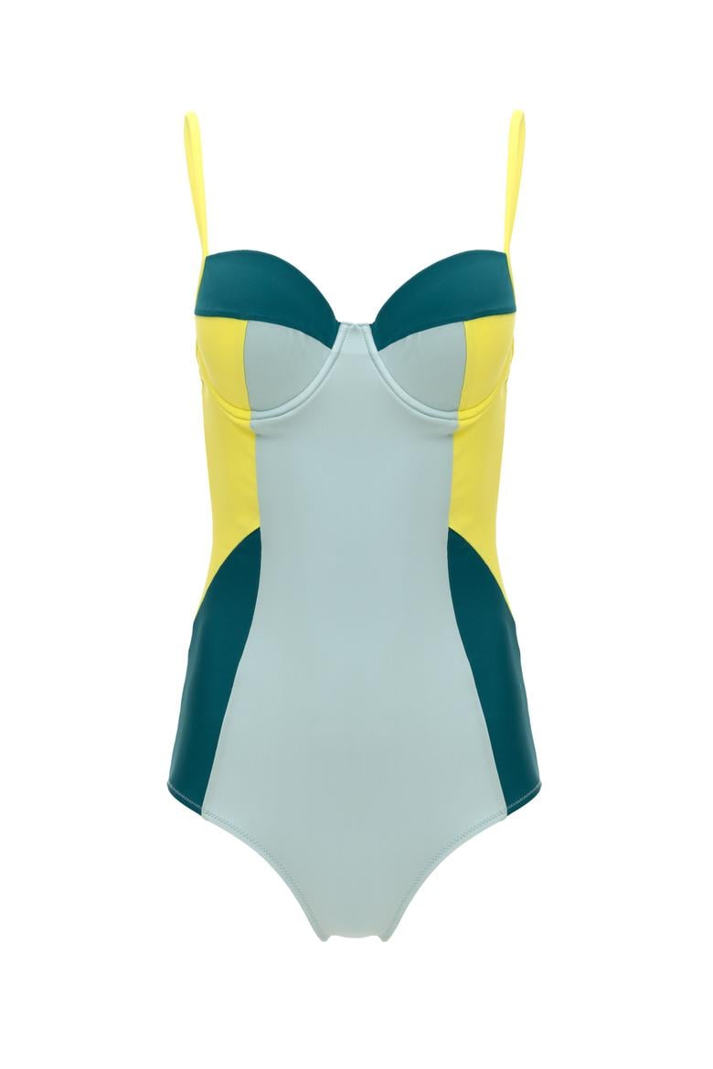 Kadın Su Yeşili Mayo