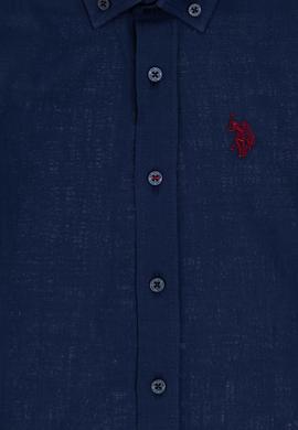 Erkek Çocuk Lacivert Kısa Kollu Gömlek - 50306567031