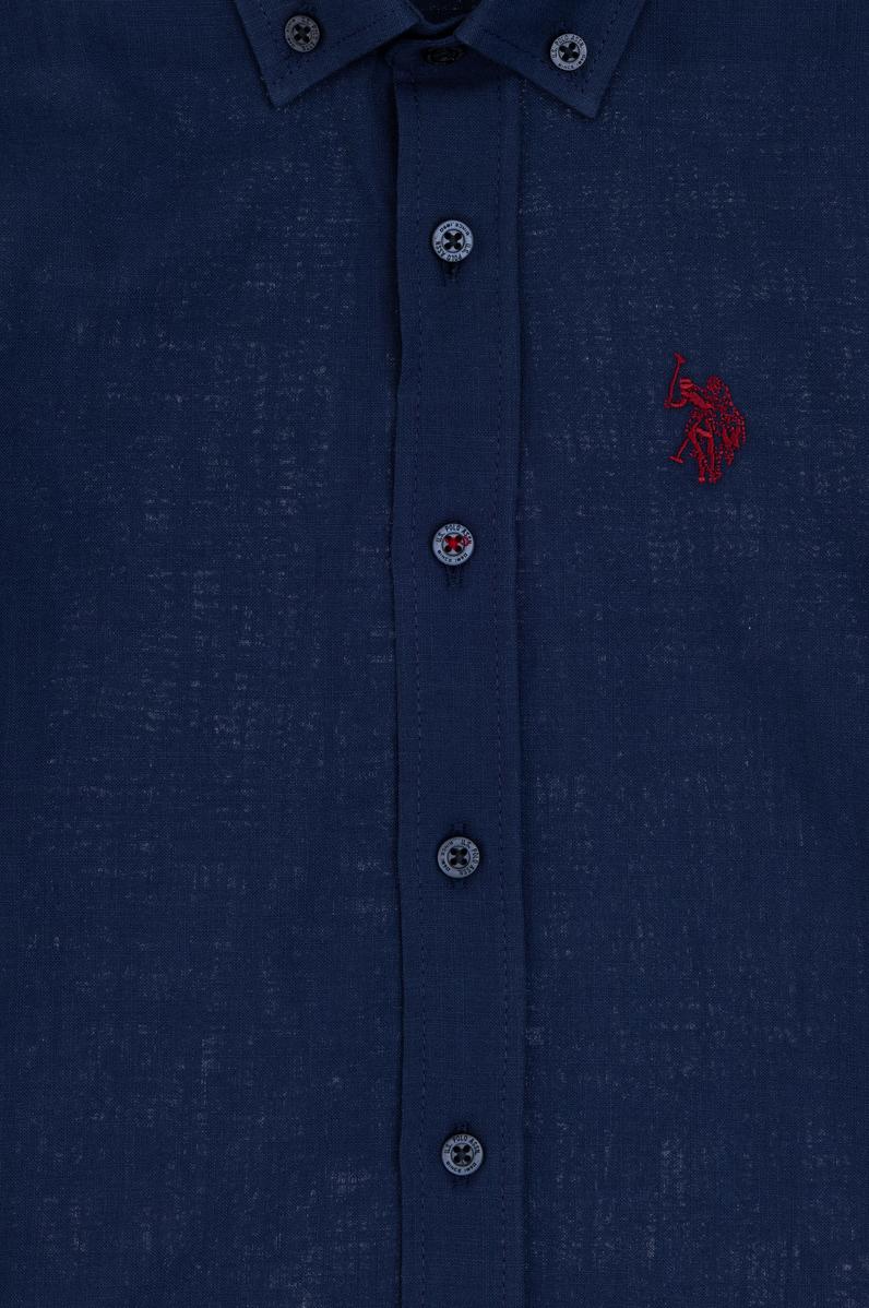 Erkek Çocuk Lacivert Kısa Kollu Gömlek