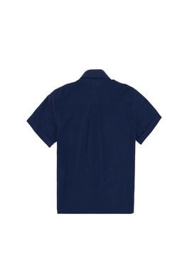 Erkek Çocuk Lacivert Kısa Kollu Gömlek - 50306567031