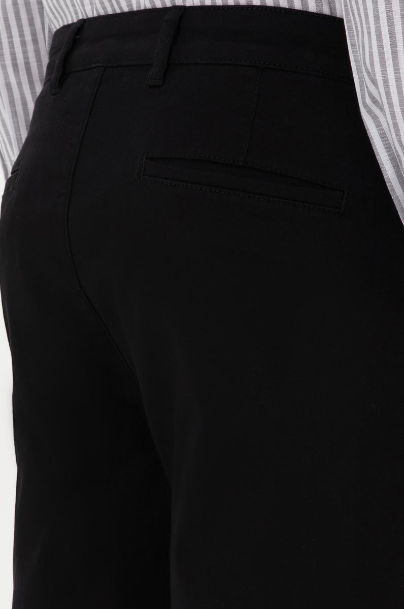 Erkek Siyah Slim Fit Kanvas Pantolon