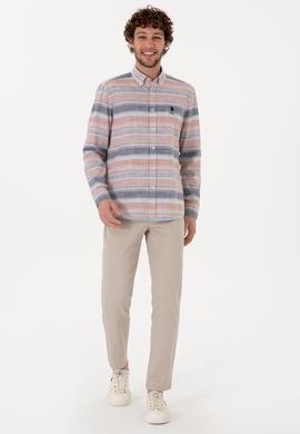 Erkek Taş Slim Fit Kanvas Pantolon - 50309119164