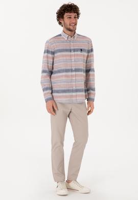 Erkek Taş Slim Fit Kanvas Pantolon - 50309119164