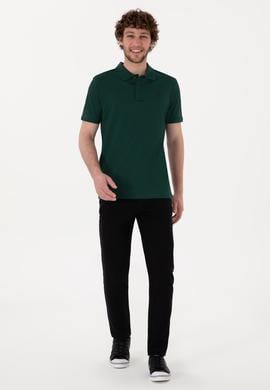 Erkek Siyah Slim Fit Kanvas Pantolon - 50309119087