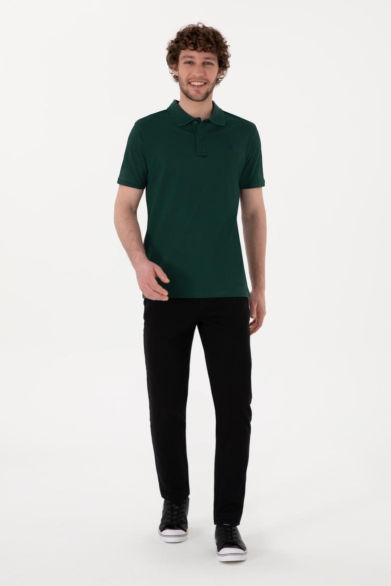 Erkek Siyah Slim Fit Kanvas Pantolon - 50309119087