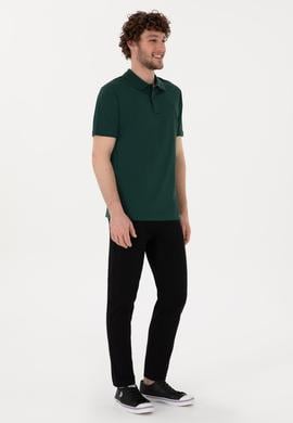 Erkek Siyah Slim Fit Kanvas Pantolon - 50309119087