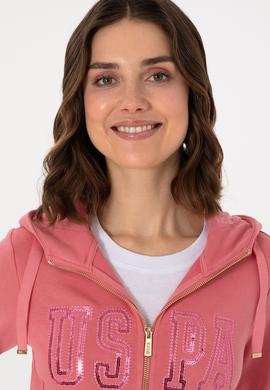 Kadın Pembe Basic Sweatshirt - 50300886055
