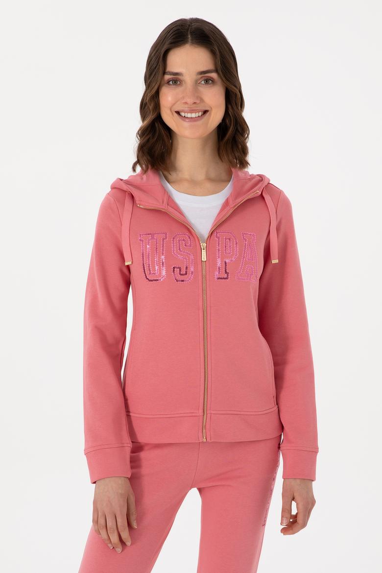Kadın Pembe Basic Sweatshirt