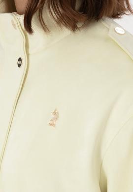 Kadın Limon Deri Ceket - 50307410006