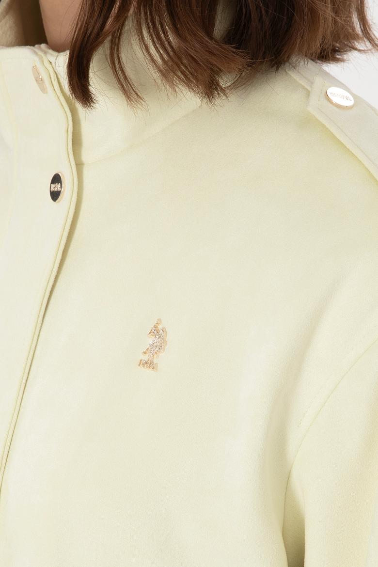 Kadın Limon Deri Ceket - 50307410006