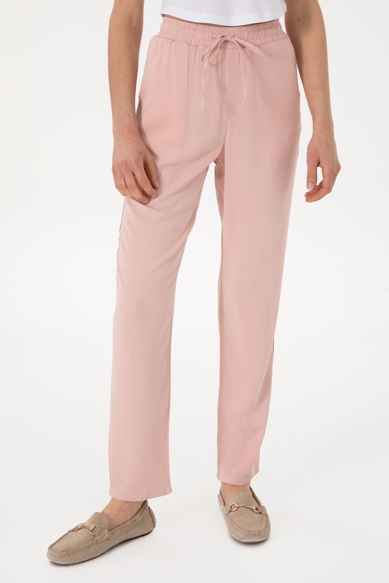 Kadın Pembe Kanvas Pantolon - 50306423032