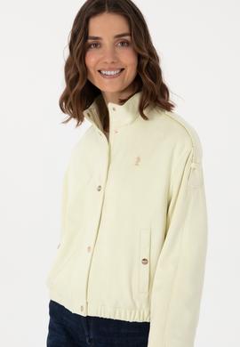 Kadın Limon Deri Ceket - 50307410006