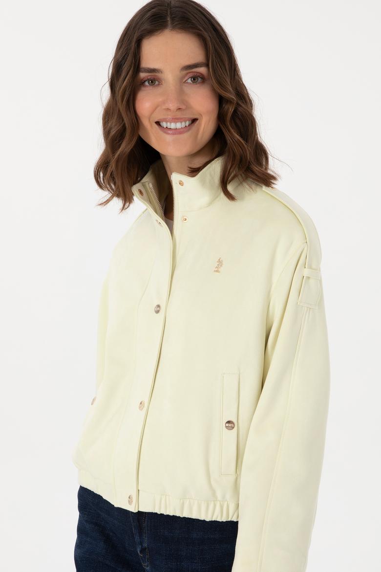 Kadın Limon Deri Ceket - 50307410006