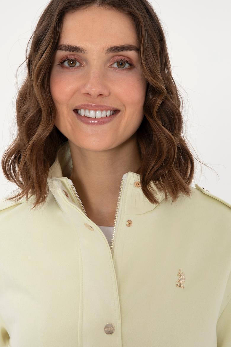 Kadın Limon Deri Ceket - 50307410006