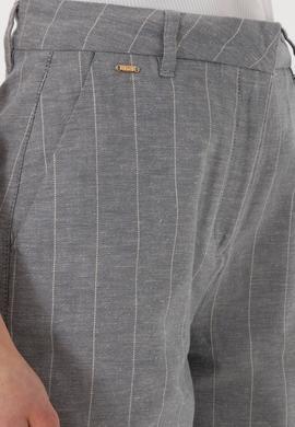 Kadın Mavi Dokuma Şort - 50282334012