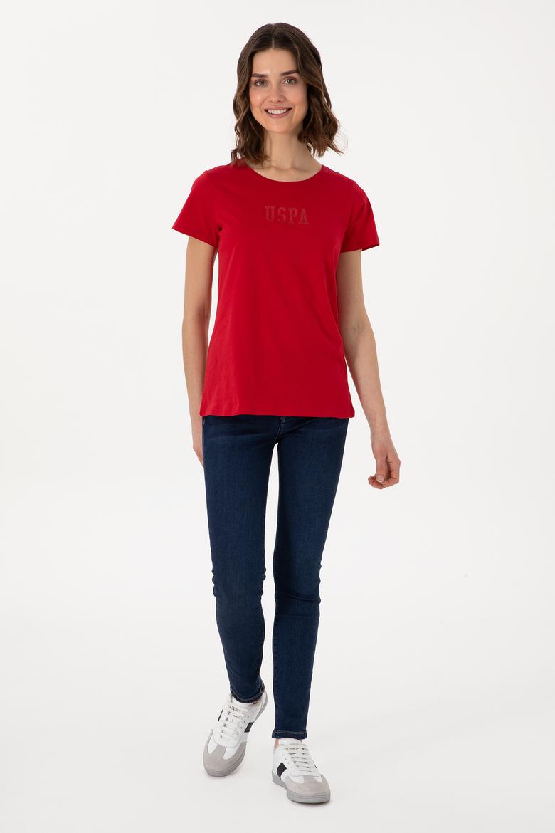 Kadın Kırmızı Tişört - 50297454034