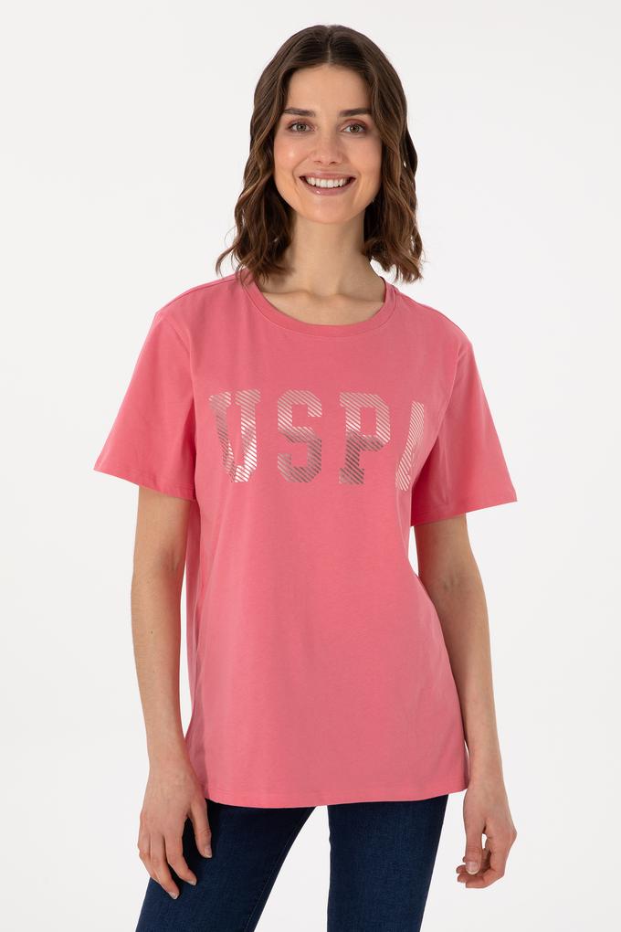 Kadın Pembe Basic Tişört