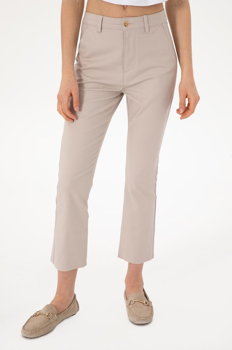 Kadın Taş Kanvas Pantolon