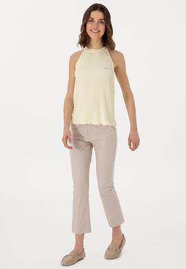 Kadın Taş Kanvas Pantolon - 50281742034