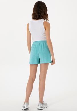 Kadın Mint Örme Şort - 50281917032