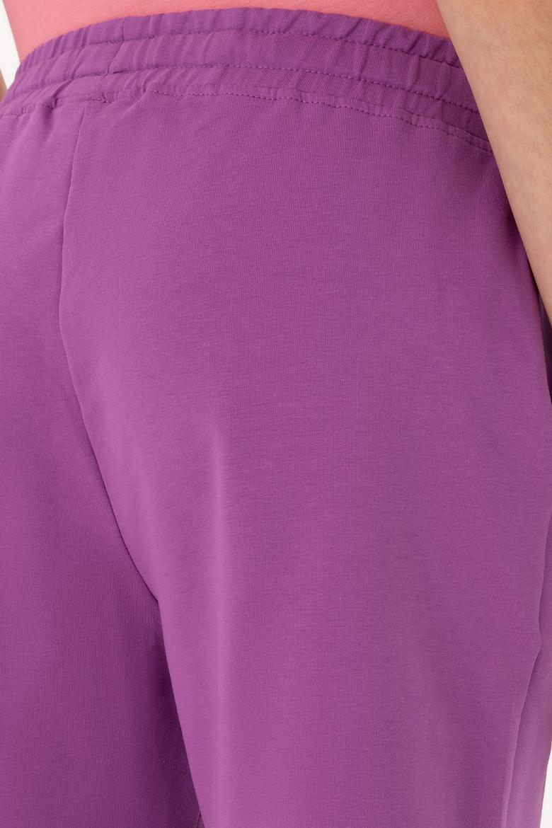 Kadın Mor Örme Şort - 50280074084