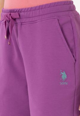 Kadın Mor Örme Şort - 50280074084