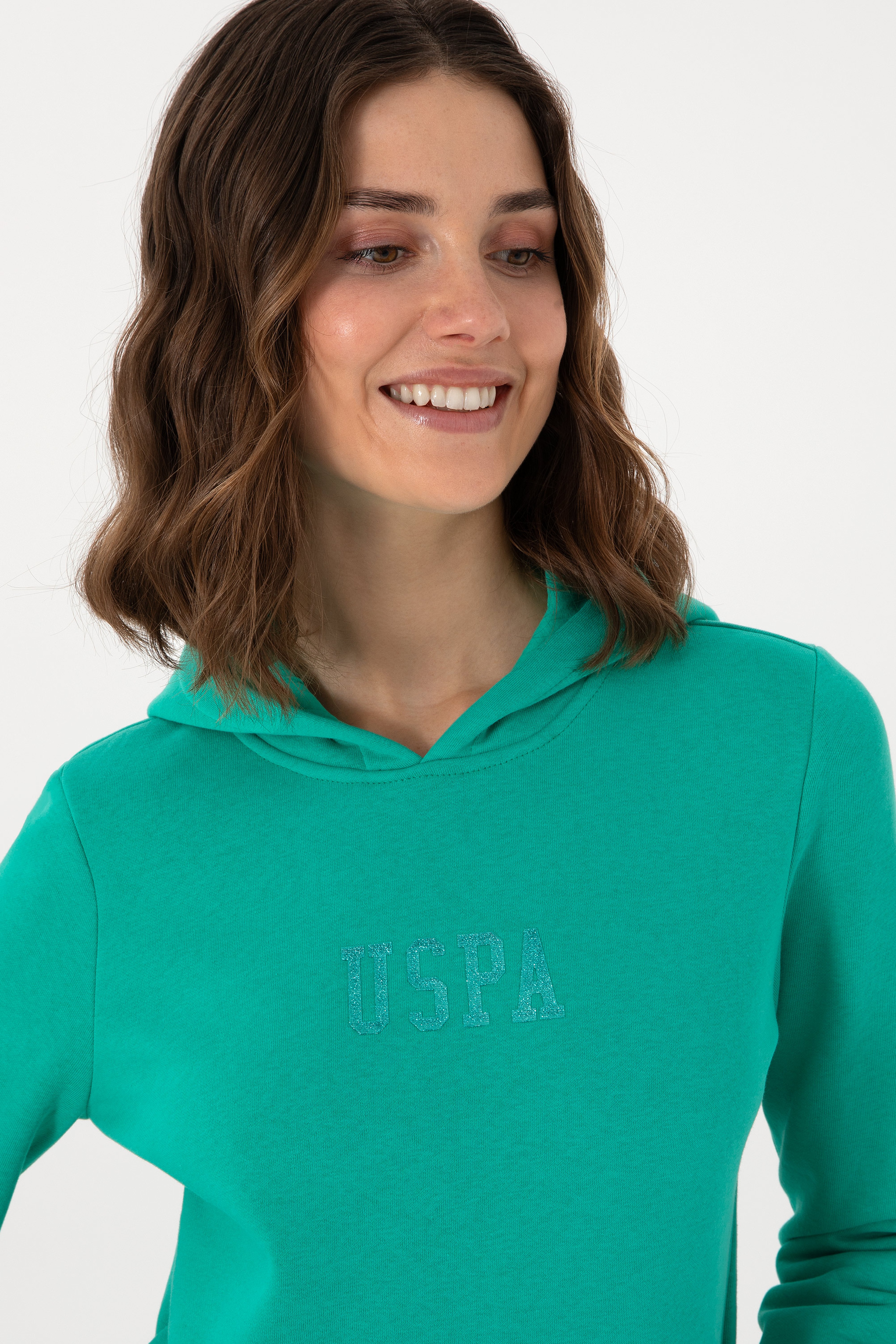 Kadın Mint Basic Sweatshirt