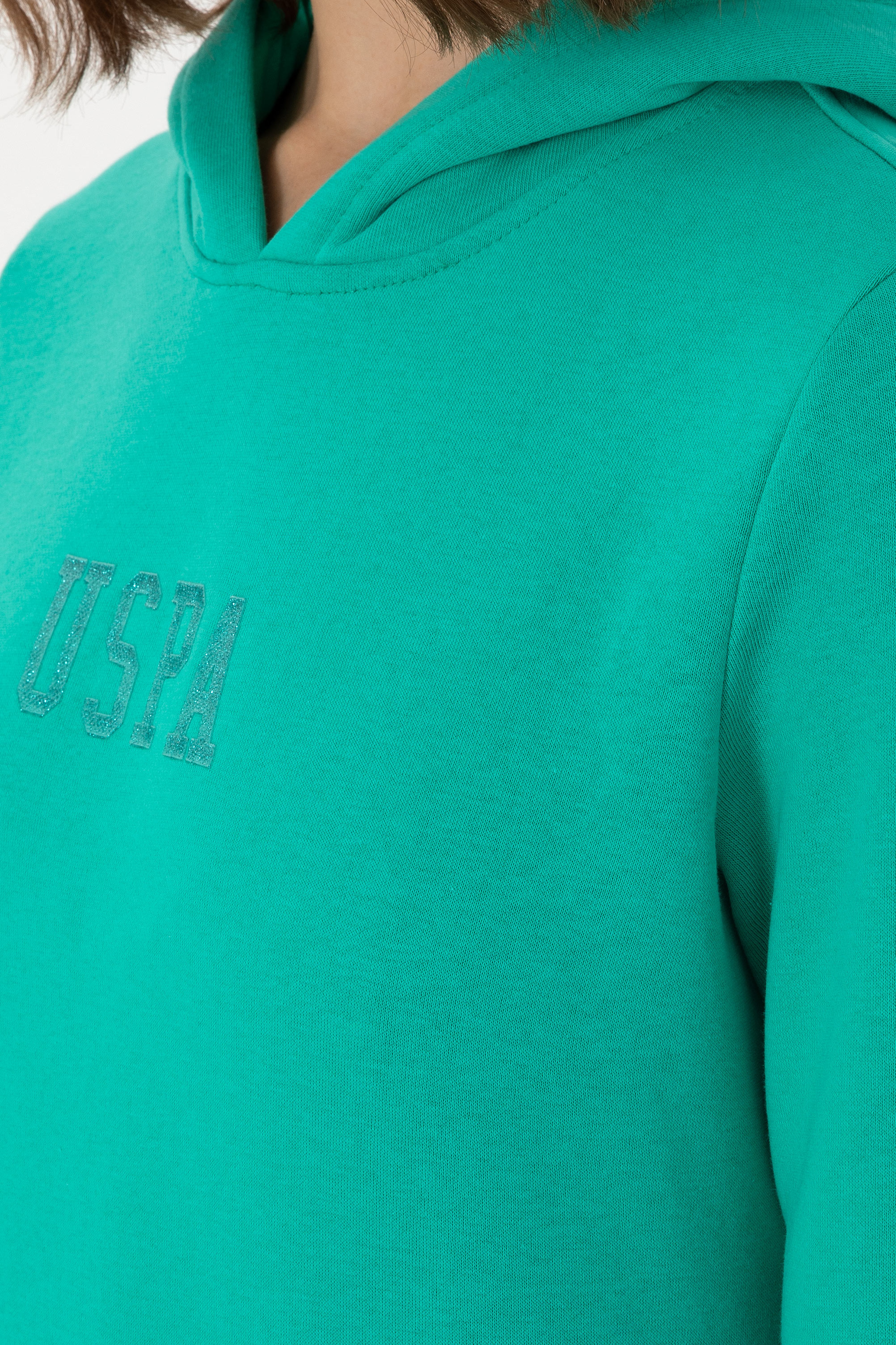 Kadın Mint Basic Sweatshirt - Image 7
