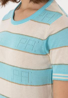 Kadın Mavi Kazak - 50299327029