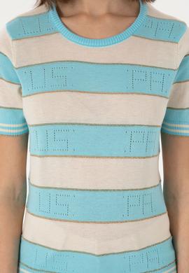 Kadın Mavi Kazak - 50299327029